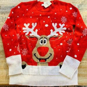 NWT Reindeer Sweater